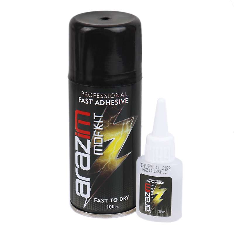 چسب 123 آرازیم مدل MDF KIT حجم 100 میلی لیتر چسب 123 آرازیم مدل MDF KIT حجم 100 میلی لیتر