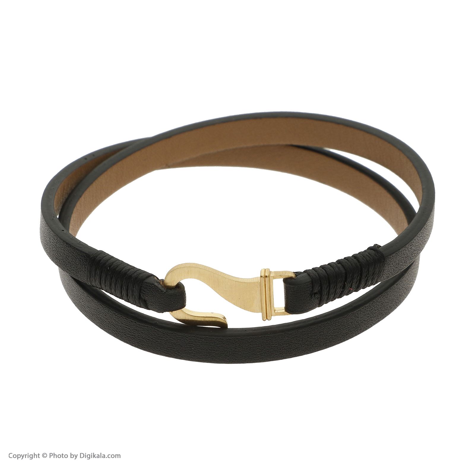 دستبند طلا 18 عیار مردانه تاج مدل G140 -  - 2