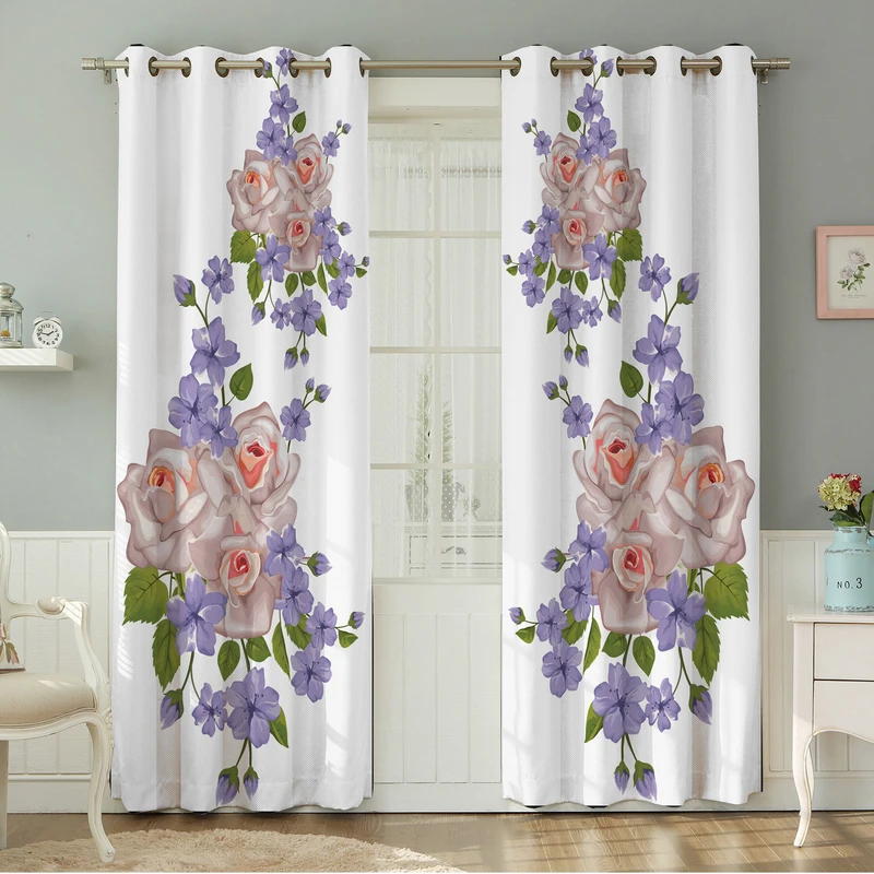 پرده نیروانا طرح  مدرن مدل هازان کد 4214 سایز 140×280 سانتی متر