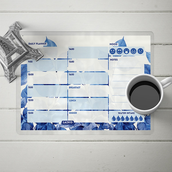 تخته وایت برد لاژید مدل پلنر برنامه ریزی کد PL08 سایز 20*30 سانتی متر مجموعه 2 عددی