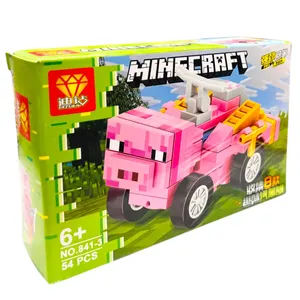 ساختنی 54 تکه مدل ماشین ماینکرافت کد 3-841