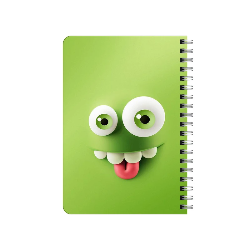 دفترچه یادداشت بامبیلیپ مدل چوبی طرح دیو زبون دراز کد 0793232