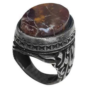 انگشتر نقره مردانه مدل ASKS2121