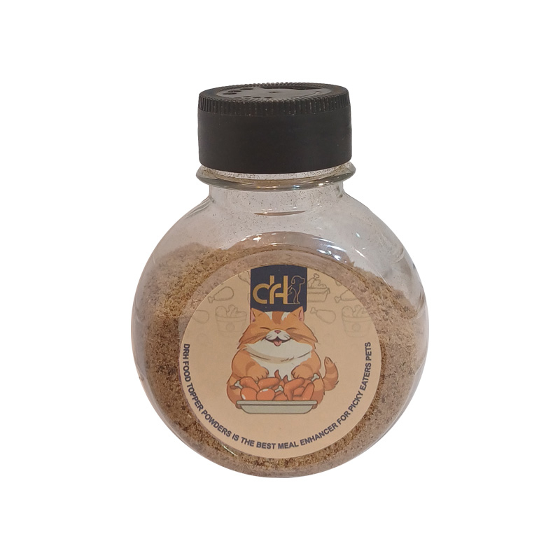 پودر طعم دهنده غذای سگ و گربه دکتر اچ مدل طعم مرغ وزن 80 گرم