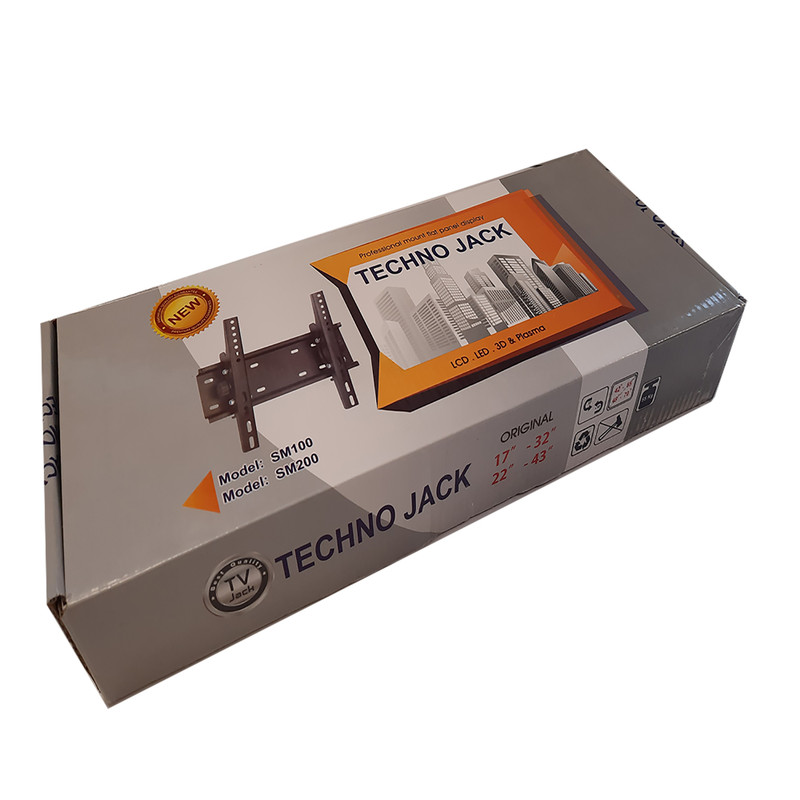 پایه دیواری تکنو جک مدل SM100 مناسب برای تلویزیون های 17تا 40 اینچ