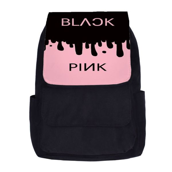 کوله پشتی دخترانه طرح black pink کد kp293