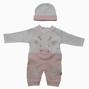 ست سرهمی و کلاه نوزادی مدل 003