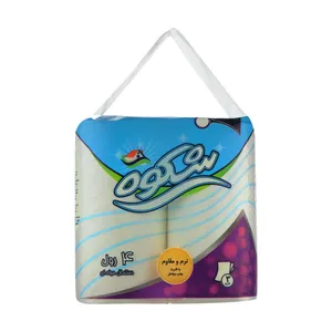 دستمال توالت شکوه کد 01 بسته 4 عددی 