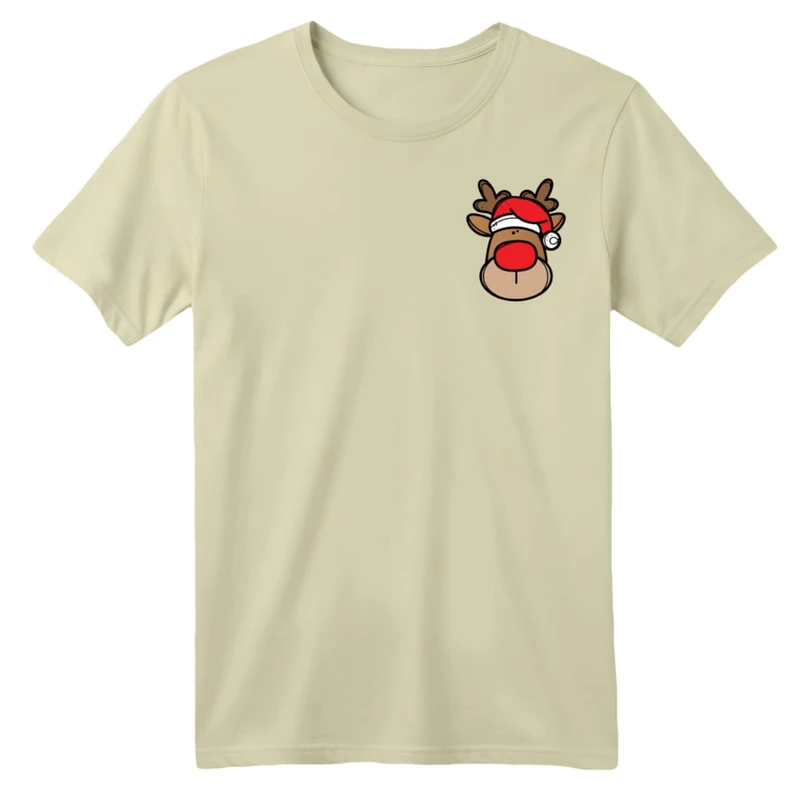 تی شرت آستین کوتاه بچگانه مدل گوزن کریسمس کد 22