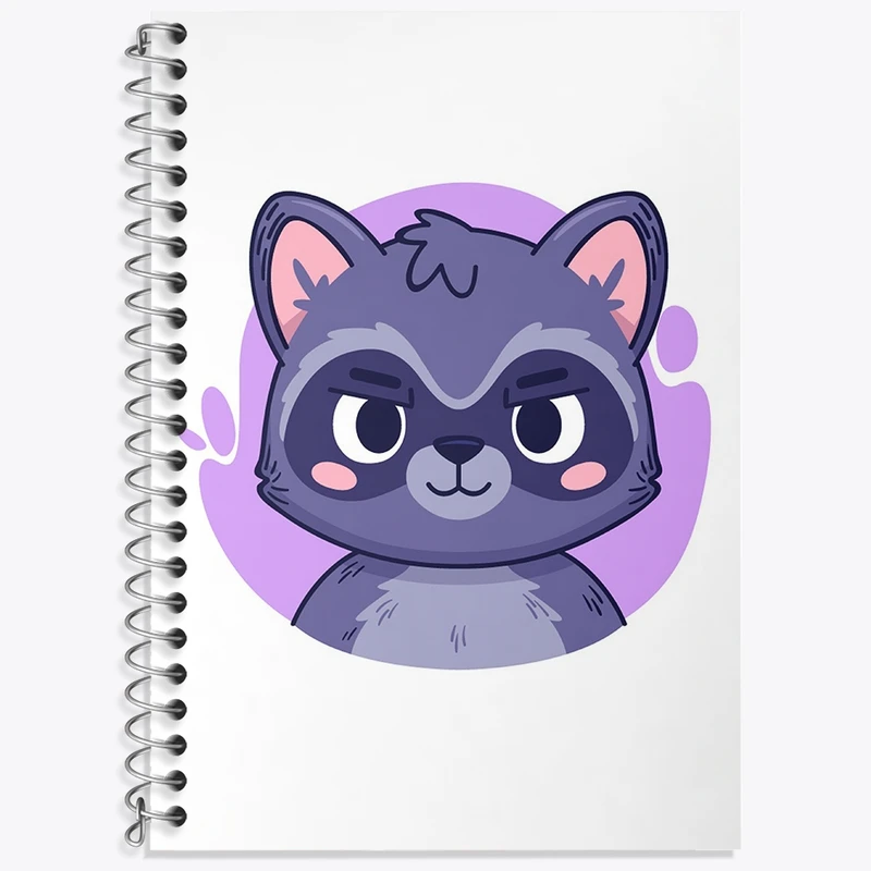 دفتر لغت 50 برگ خندالو طرح حیوانات بامزه کد 37152