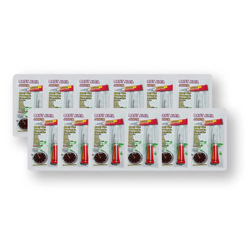 چسب قطره ای جانسون مدل بست آلفا وزن 3 گرم بسته 12 عددی