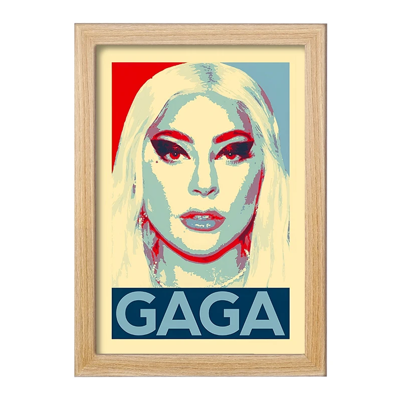 تابلو خندالو مدل لیدی گاگا (Lady Gaga) کد F6470