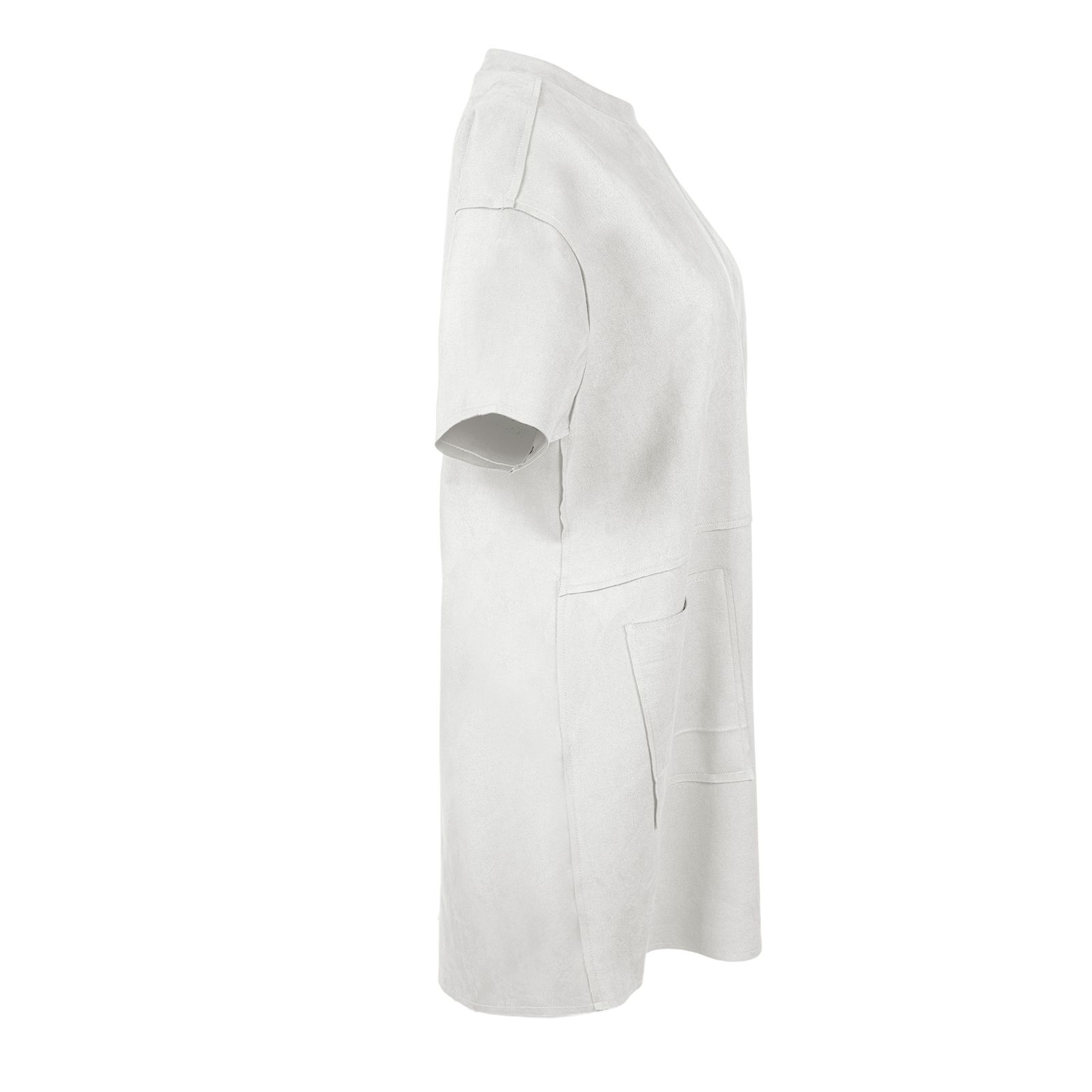 پیراهن یقه گرد زنانه سرژه مدل 206421 رنگ سفید -  - 2