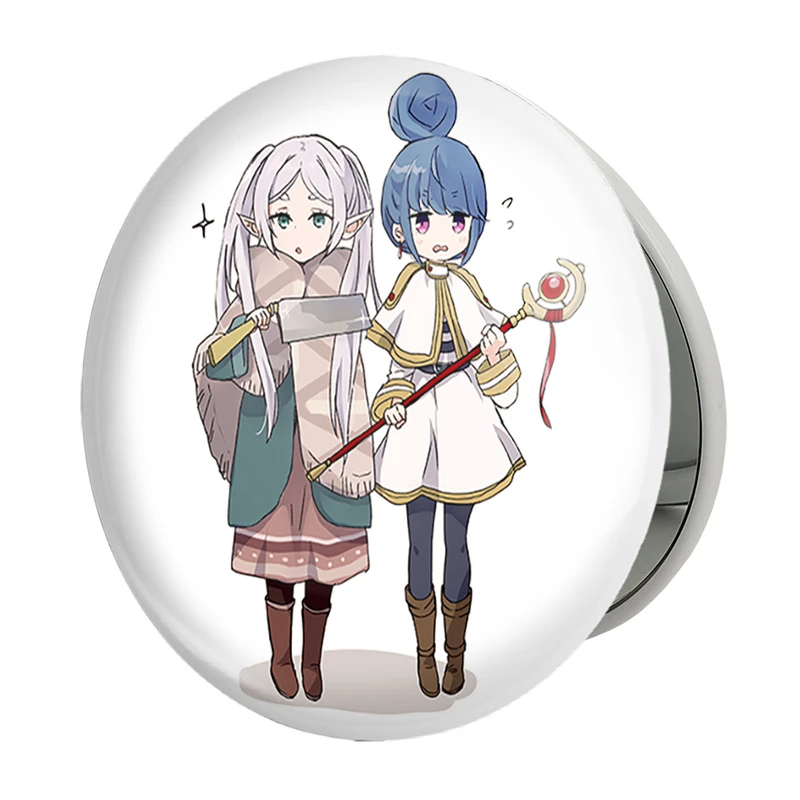 آینه جیبی خندالو طرح انیمه فریرن (Frieren) مدل تاشو کد 33966