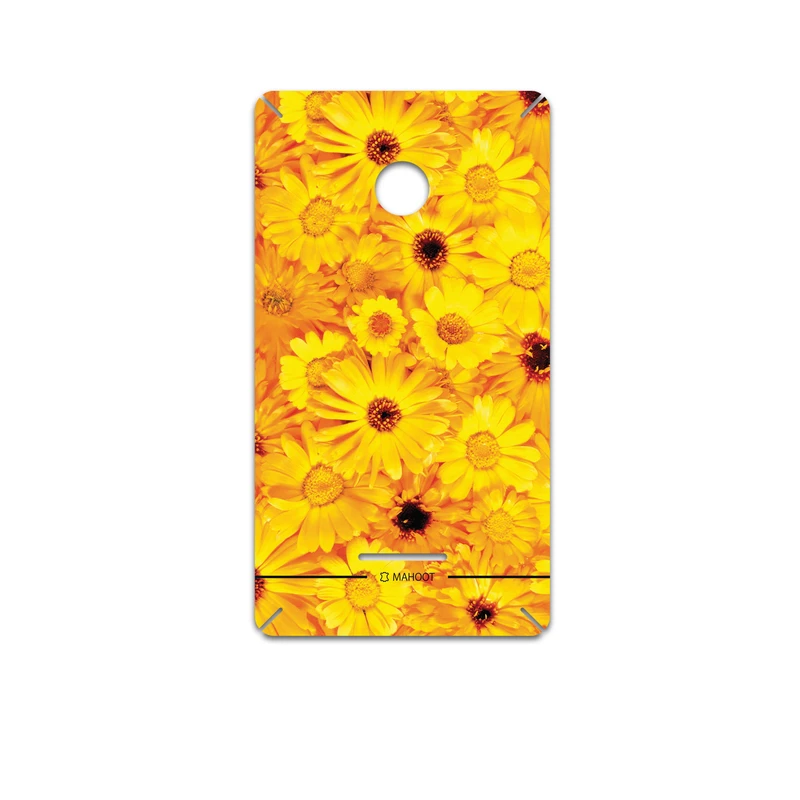 برچسب پوششی ماهوت مدل Yellow-Flower مناسب برای گوشی موبایل مایکروسافت Lumia 532