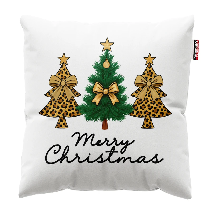 کوسن پاد آفرین مدل کریسمس مبارک کد PK302762 سایز 30*30 سانتی متر