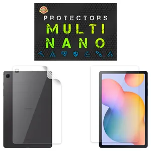 Multi Nano X-SFT Model Transparent Screen Protector Suitable For Samsung Galaxy Tab S6 Lite 2022 / P613 / P619 10.4 inch Tablet Along With The Back Protector