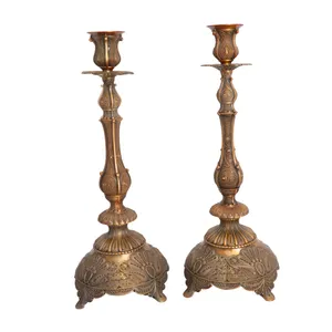 شمعدان کد 2277AG بسته 2 عددی