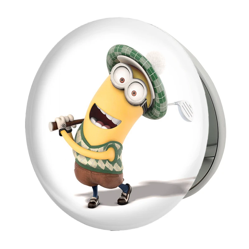 آینه جیبی خندالو طرح مینیون ها Minions مدل تاشو کد 13731 