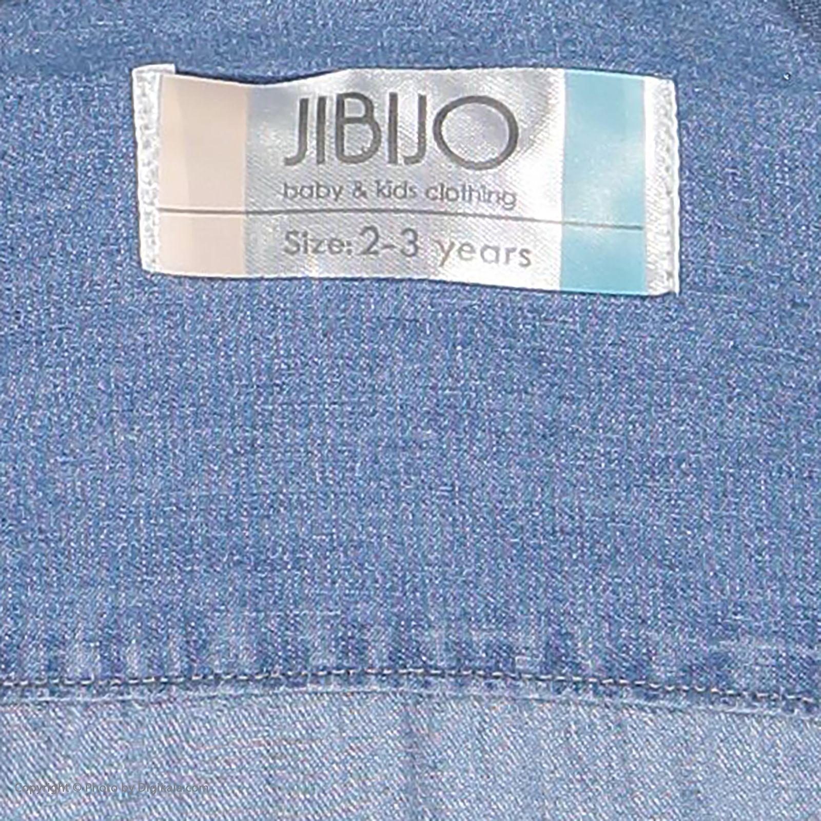 پیراهن جین آستین بلند پسرانه جی بی جو مدل 9928-57 -  - 5