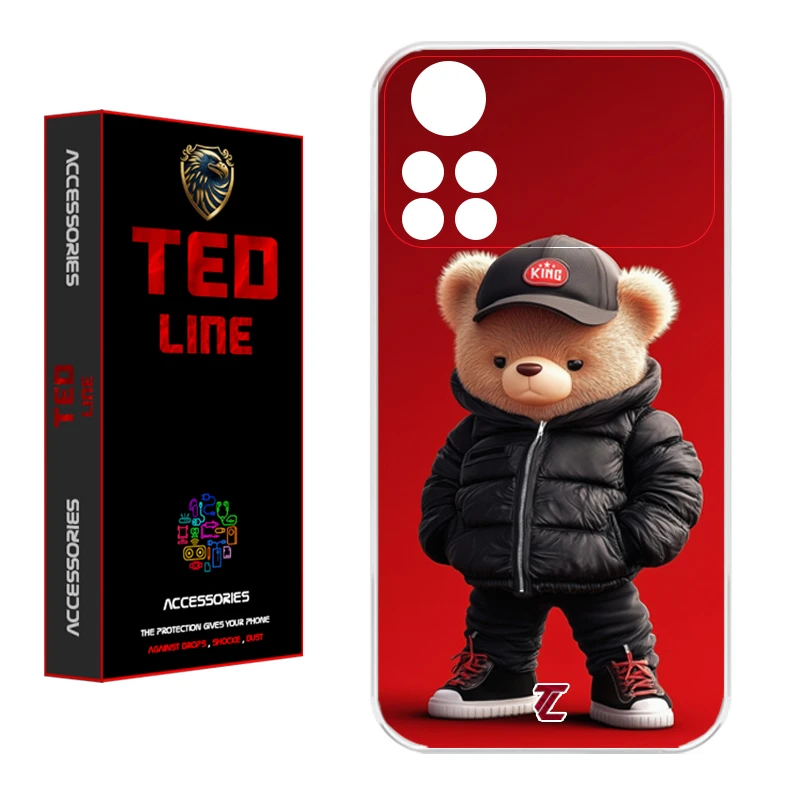 کاور تد لاین طرح تدی کد 1113 مناسب برای گوشی موبایل شیائومی Poco X4 Pro