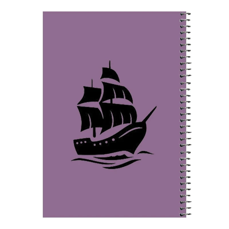 دفتر مشق 80 برگ اس جی مدل کشتی کد۱     