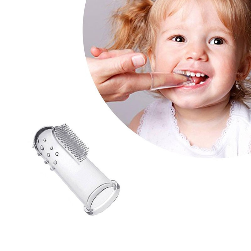 دندان گیر کودک مدل مسواک انگشتی کد 001