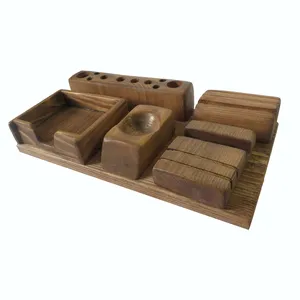استند لوازم اداری رومیزی مدل E1001 مجموعه 5 عددی