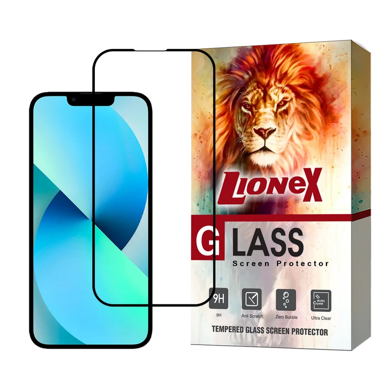 محافظ صفحه نمایش لایونکس مدل FULSLLI مناسب برای گوشی موبایل اپل iPhone 13
