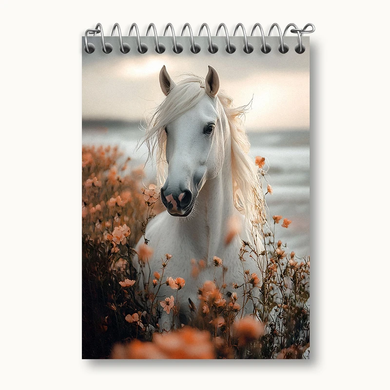 دفتر یادداشت 50 برگ خندالو طرح اسب کد N5849