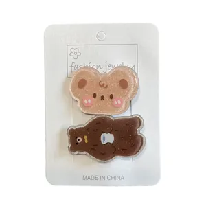 گیره مو زنانه مدل خرس بسته 2 عددی