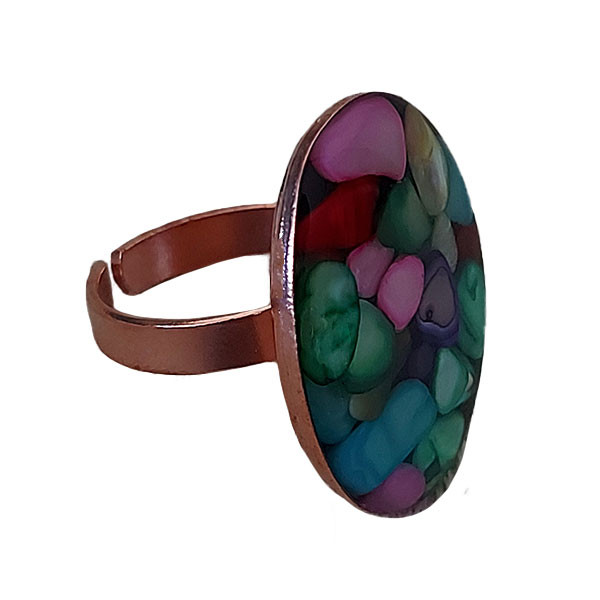 نیم ست زنانه مدل بیضی کد JW466