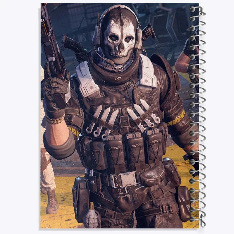 دفتر شطرنجی 50 برگ خندالو مدل کال اف دیوتی (Call of duty) کد F306