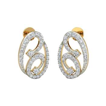 گوشواره نقره زنانه ژابیز کد 020