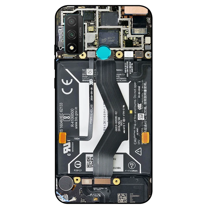 کاور مگافون طرح برد موبایل مدل 8004 مناسب برای گوشی موبایل هوآوی P Smart 2020	