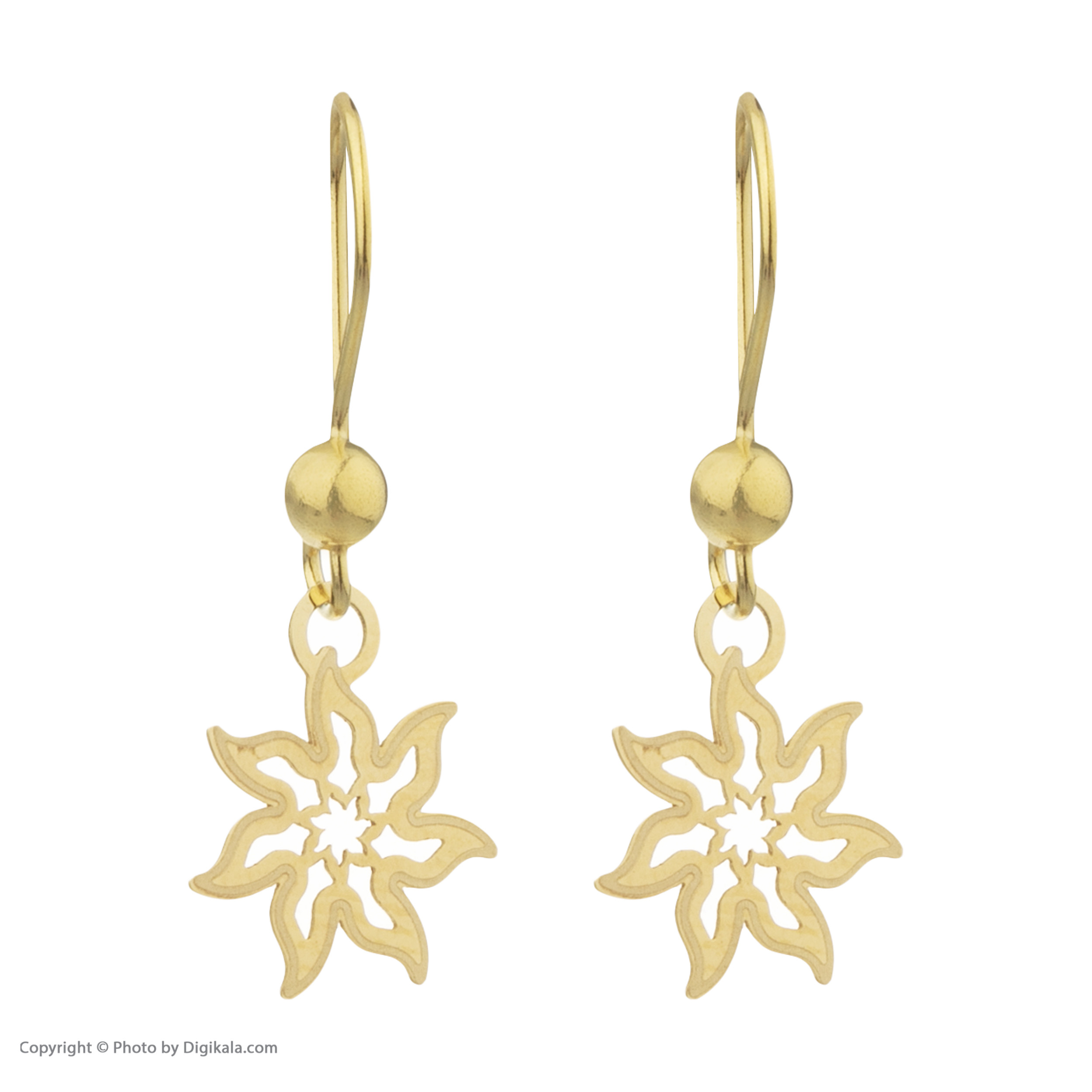 نیم ست طلا 18 عیار زنانه مایا ماهک مدل MS0474 طرح خورشید