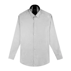 پیراهن آستین بلند مردانه کروم مدل ژاکارد 2220113