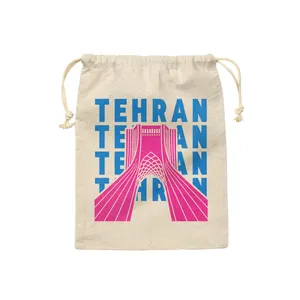 کیسه نان و سبزی ترمه طراحان ایده مدل نماد برج آزادی تهران کد map0123 - S سایز 19x19 سانتی متر