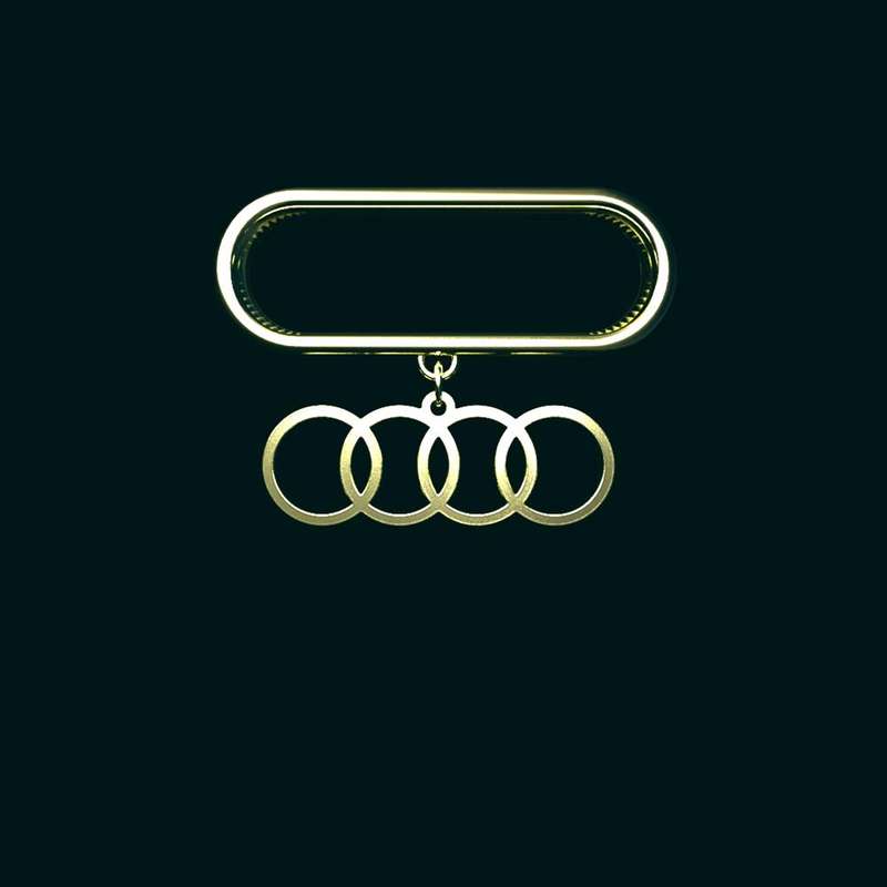 آویز ساعت طلا 18 عیار زنانه مدوپد مدل آئودی کد SK1-1829