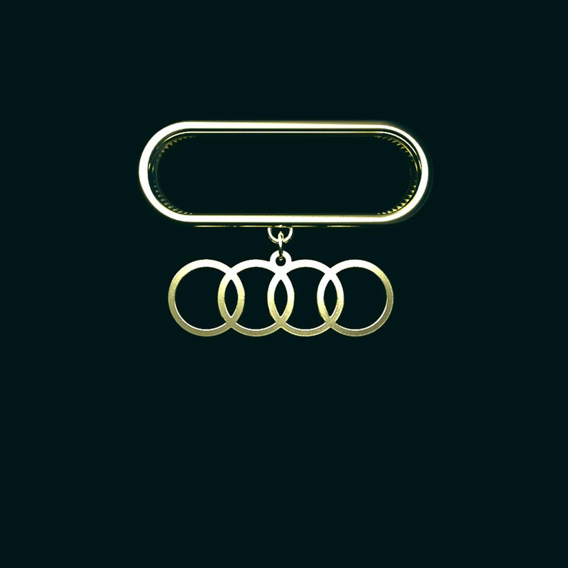 آویز ساعت طلا 18 عیار زنانه مدوپد مدل آئودی کد SK1-1829