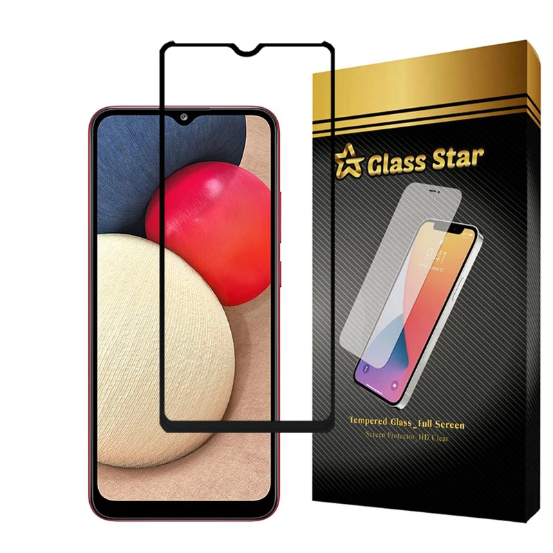 محافظ صفحه نمایش گلس استار مدل FULPLUSS مناسب برای گوشی موبایل سامسونگ  Galaxy A02s