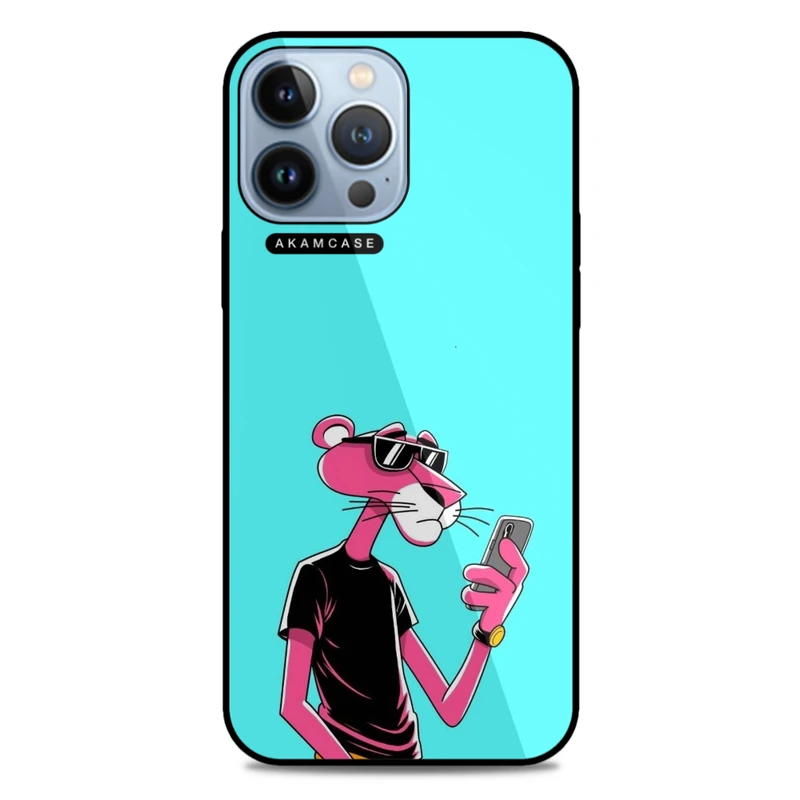 کاور آکام مدل AMC-WA13PROMAX-PINK PANTHER1 مناسب برای گوشی موبایل اپل iPhone 13 Pro Max