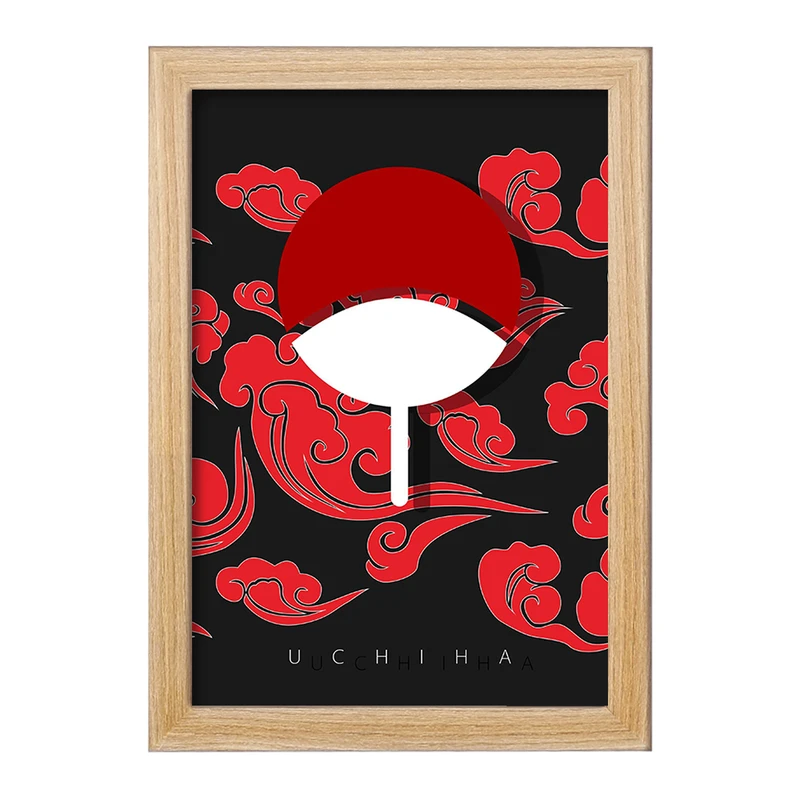 تابلو خندالو مدل علامت خاندان اوچیها انیمه ناروتو Naruto  کد 11279