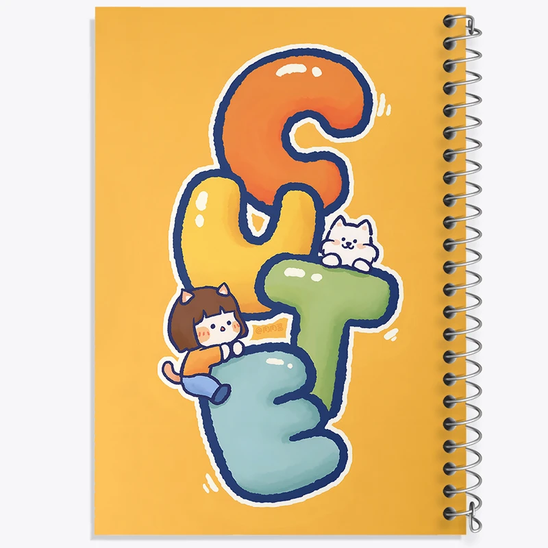 دفتر مشق 100 برگ خندالو طرح Cute کد N3916