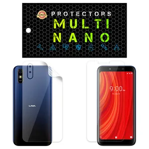  Multi Nano X-SFT Screen Protector For Lava Z61 Pro with back skin