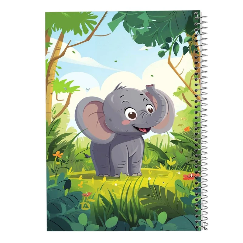 دفتر نقاشی 50 برگ مدوپد مدل موجودات فانتزی کد DF16940