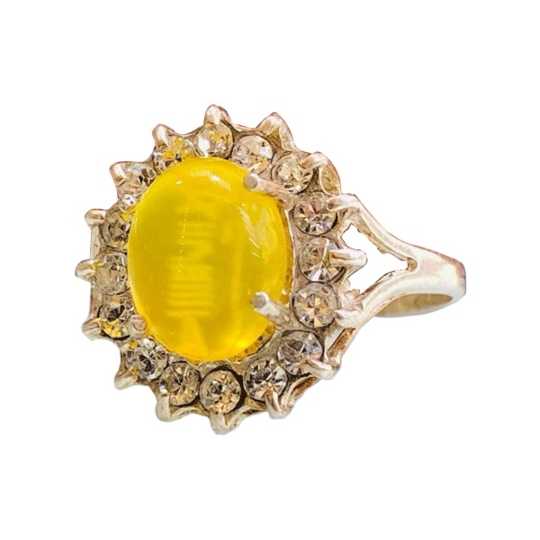 انگشتر نقره زنانه مدل شکوفه کد BN-03