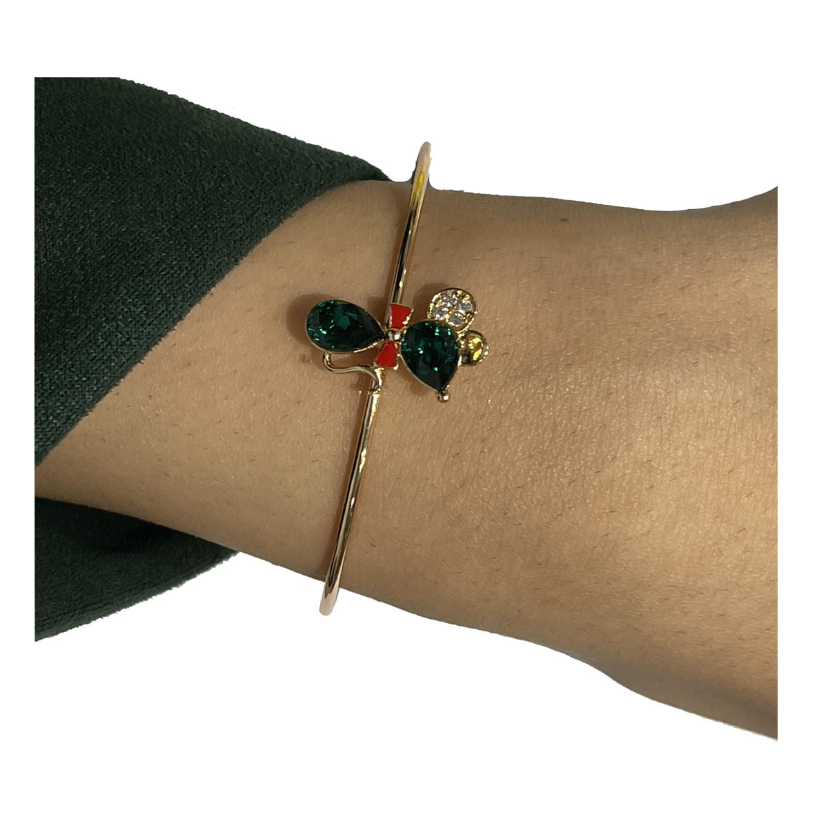 دستبند النگویی دخترانه مدل موش جواهر دستبند النگویی دخترانه مدل موش جواهر