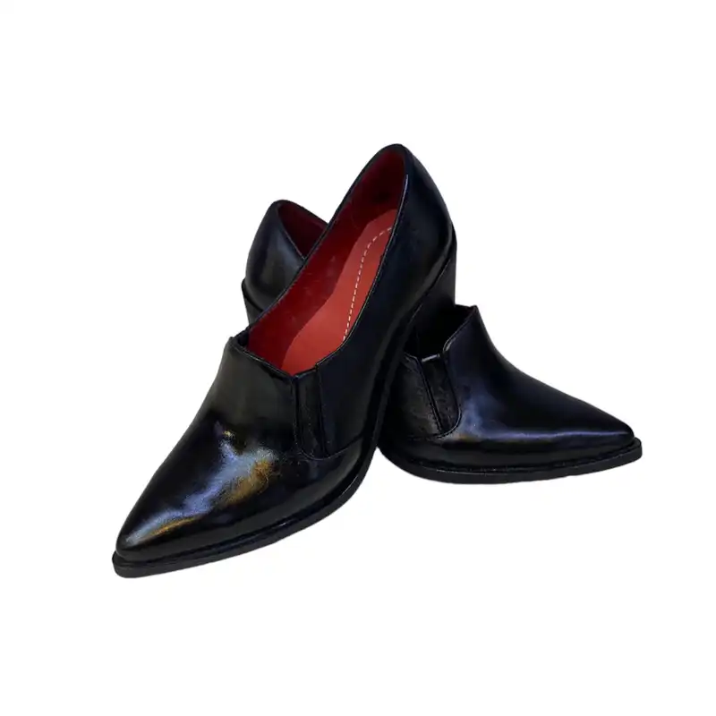 کفش زنانه مدل فریبا چرم طبیعی رنگ مشکی