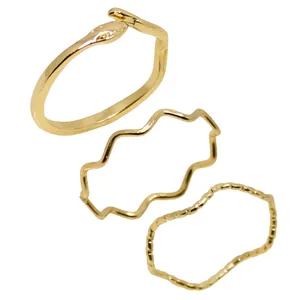 بند انگشتی زنانه کد 1075 مجموعه 3 عددی